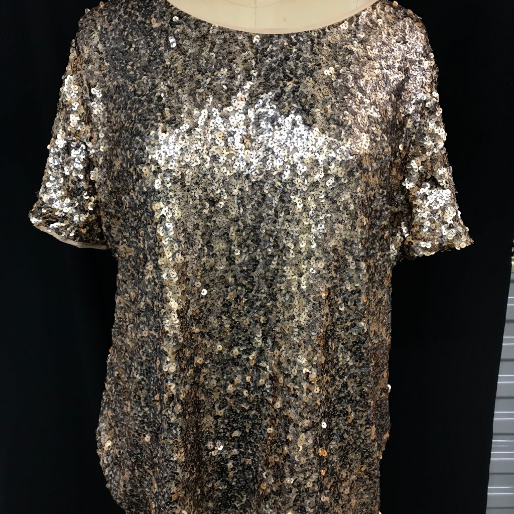 Multi-Colored Sequin Top